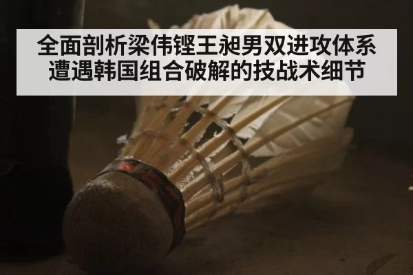 全面剖析梁伟铿王昶男双进攻体系遭遇韩国组合破解的技战术细节